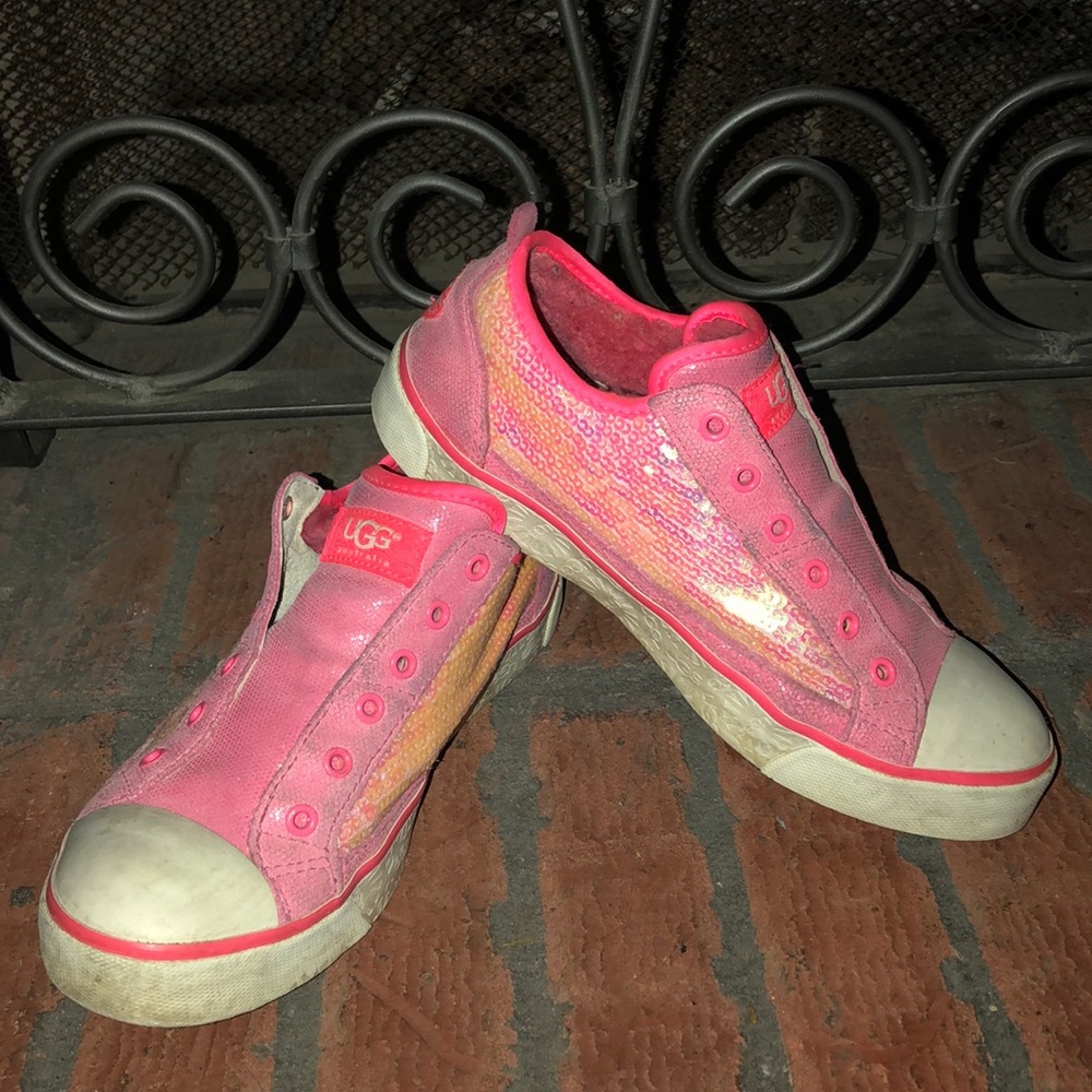 Ugg slip on shoes.